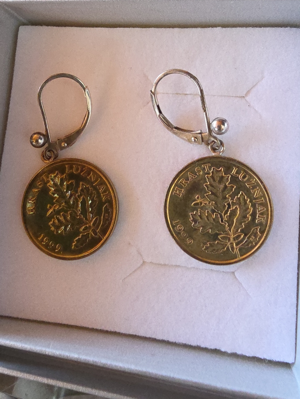 Lipa Gold-Tone Coin Drop Earrings 1.5"  - Women Jewelry